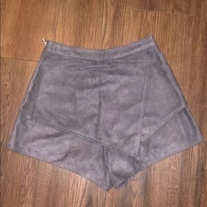 LF Suede skort